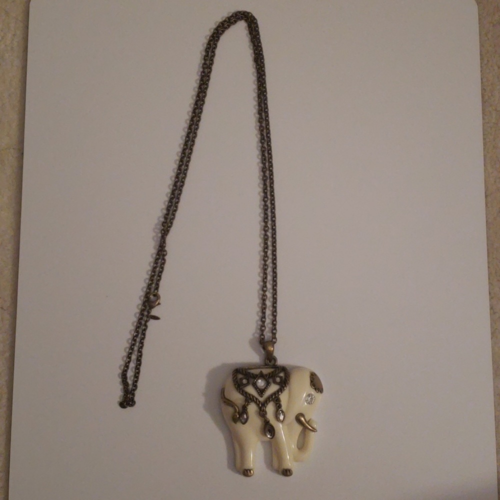 Long Elephant Necklace